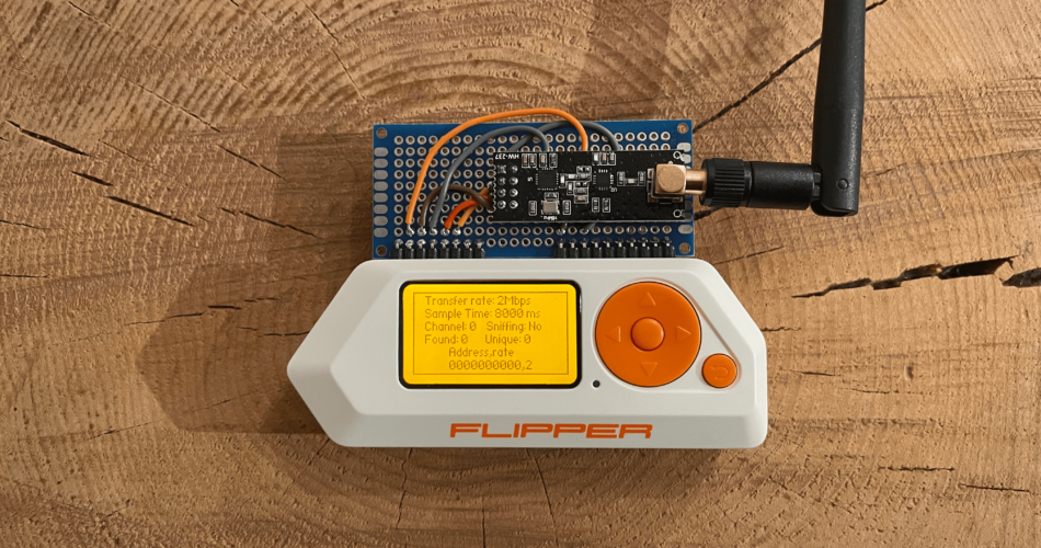 Flipper Zero External NRF24 Module